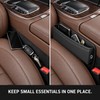 Car Seat Gap Organizer Pocket – Slim Leather Side Storage