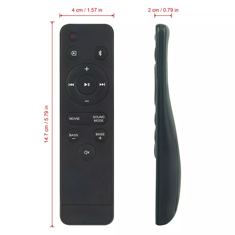 For ONN New 100043851 Replaced Remote Control for ONN 2.1