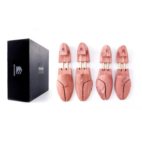 Esvioniq Men Cedar Shoe Tree Red Cedar Wooden Shoe Trees