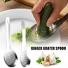 Stainless Steel Grater Spoon,Garlic Grinders Grating Spoons,Grater Grinder Spoon,Ginger Grater
