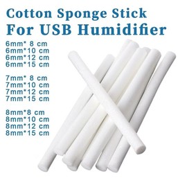 10 Pcs 7mm 8mm 필터 면봉 코어 공기 스폰지 교체 스틱 USB 초음파 [8mm 10cm] 10 Pcs 7mm 8mm Filter Cotton Swab Core Air Sponge Replacement Stick USB Ultrasonic [8mm 10cm]
