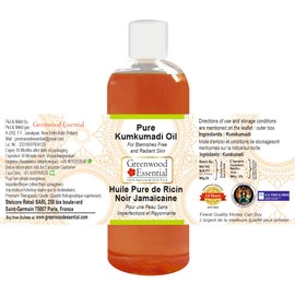 Greenwood Essential Pure Kumkumadi Oil For Blemishes Free and Radiant Skin 100% Natural Therapeutic Grade for Personal Care 200ml (6.76oz)
