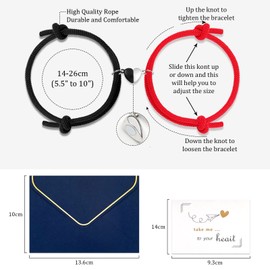 Couples Bracelets Matching Bracelets for Couples Long Distance Couple Bracelets for Girlfriend Boyfriend Best Friend Love Bracelet for Women Men Friendship Bracelets Jewelry Gifts for Birthday