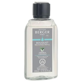 MAISON BERGER - Citronella - Air Freshener - Fragrance Refill for Reed Sticks and Ceramic Diffuser - 6.76 Fluid Ounces - 200 Milliliters