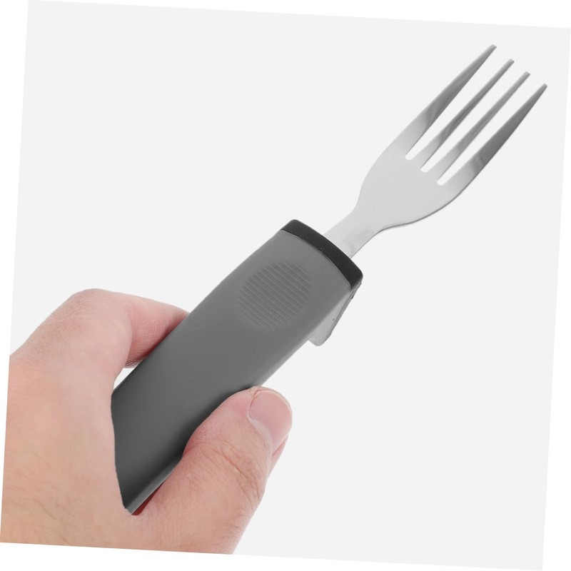 Ipetboom 1 Set Adaptive Tableware for Elderly Portable Slip Utensils