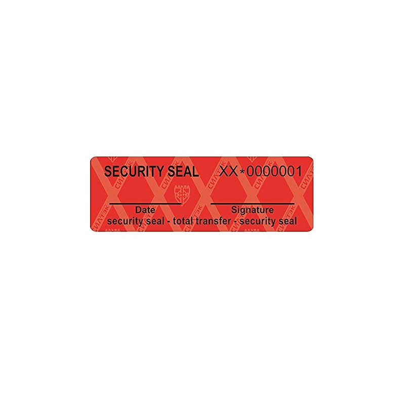 Pack of 100 Transfer Type Seal Security Labels VOID, Security