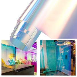 Silver Chameleon Windshield Tint Reflective Window Tint Privacy Window Film 36.22'' x 59.84''