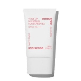 Innisfree Tone Up No Sebum Sunscreen EX 60ml (SPF50+) / 이니스프리 톤업 노세범 선스크린 이엑스 60ml(SPF50+)