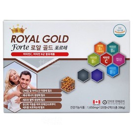 Royal Gold Forte 1650mg 120 tablets 2 boxes / 로얄 골드 포르테 1650mg 120정 2박스