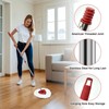 Mop Handle Replacement,4 Section Compatible with O-Cedar Spin Mop Refills