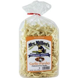 Mrs. Miller's Homemade Noodles, Garlic-Parsley, 14 OZ (Pack of 1)