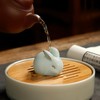 Hormsdar Hand-made Celadon Rabbit Tea Pet Cute Funny Bunny Tea