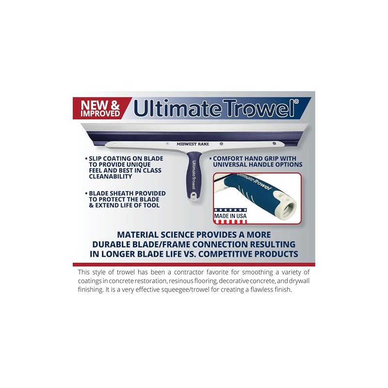 Ultimate Trowel® with Threaded Handle Adapter (18")