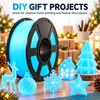 Glow in the Dark PLA Filament for FDM 3D Printing