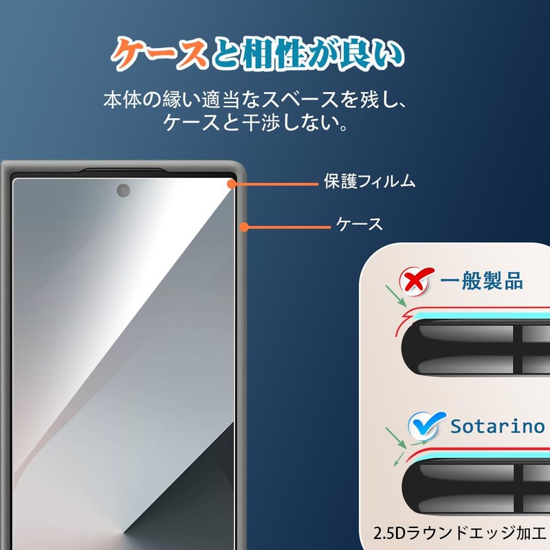 Sotarino Galaxy Z Fold 7 Glass Film (2 Sheets) with