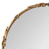 Kate and Laurel Brynley Decorative Metal Round Mirror, 24, Antique