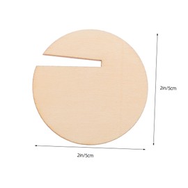 Operitacx 120pcs Wooden Drink Tags Unfinished Labels for Weddings Parties and Events Rustic Drink Charms for Beverage Identification and Decoration