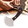 Leather Round Knife DIY One Piece Grinding Powder Steel Incisive