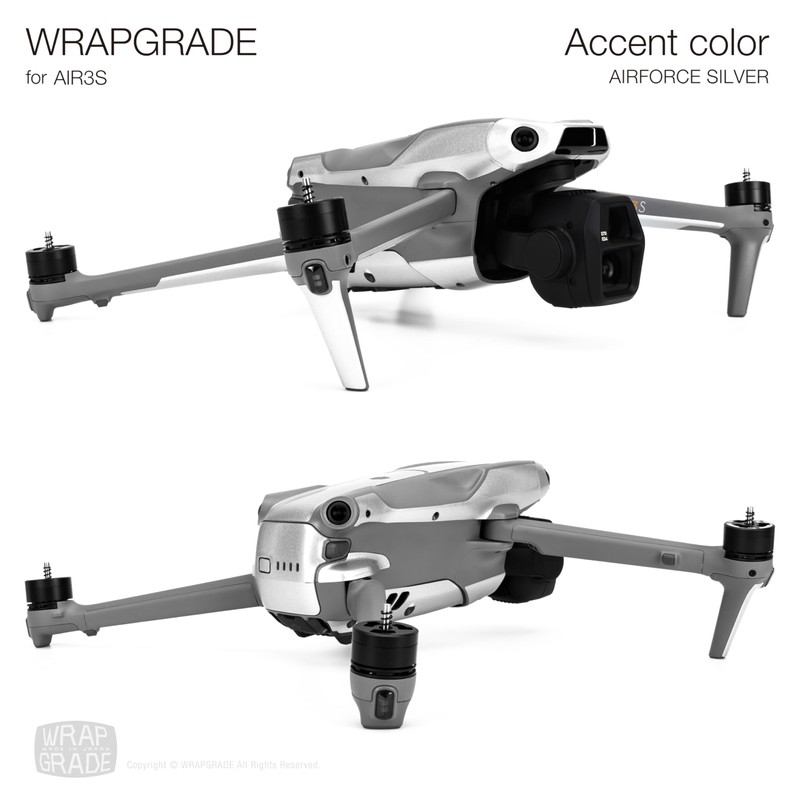 WRAPGRADE Skin Sticker for DJI Air 3S Accent Color Sticker