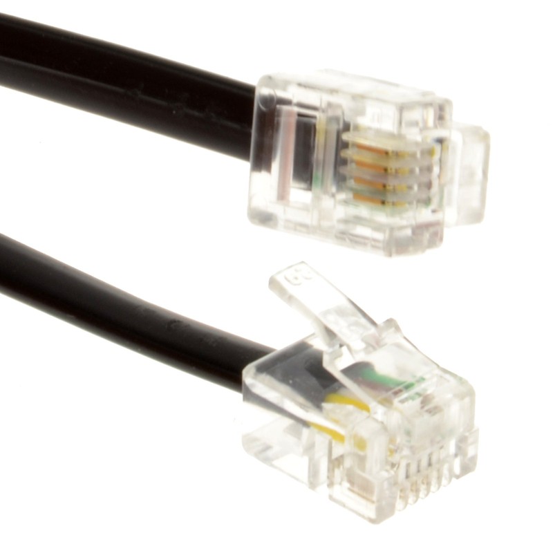 kenable ADSL Broadband Modem Cable RJ11 to RJ11 Phone Socket