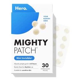30 Parches Mini Invisibles, Hidrocoloides Acné 10mm, Mighty