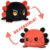 TeeTurtle - The Original Reversible Axolotl Plushie - Fire Eyes