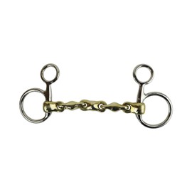 AK Waterford Hanging Cheek with Multi Joints Mouthpiece in German AKRS-2630 (4.75", German-Silver)