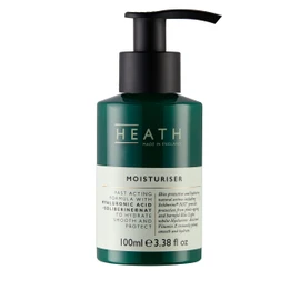 HEATH/Moisturizer, 3.4 fl oz (100 ml), Tea Tree Scent, Men's Lotion, Emulsion Lotion, All-in-One, For All Skin Types, Moisturizing Cream, Hyaluronic Acid, Blue Light Protection, No Animal Ingredients, Paraben Free, Men's Cosmetics, Men's Skin Care, Father's Day