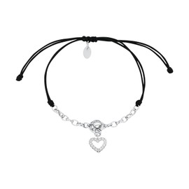 Amor 2038576 Women's Charm Bracelet 925 Sterling Silver 16-23 cm in Jewellery Gift Box, None