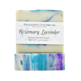 Rosemary Lavender Handmade Aritsan Soap Bar (1 Pack), 4oz Bar