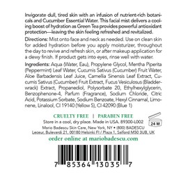 Mario Badescu Facial Spray with Aloe, Cucumber & Green Tea, Combo 1