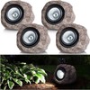 Candieslife LT-151S4 Luces Solares para Rocas de Jardín y Paisaje