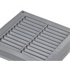 Grey 150x150mm / 6x6 inc Plastic Air Vent Grille for