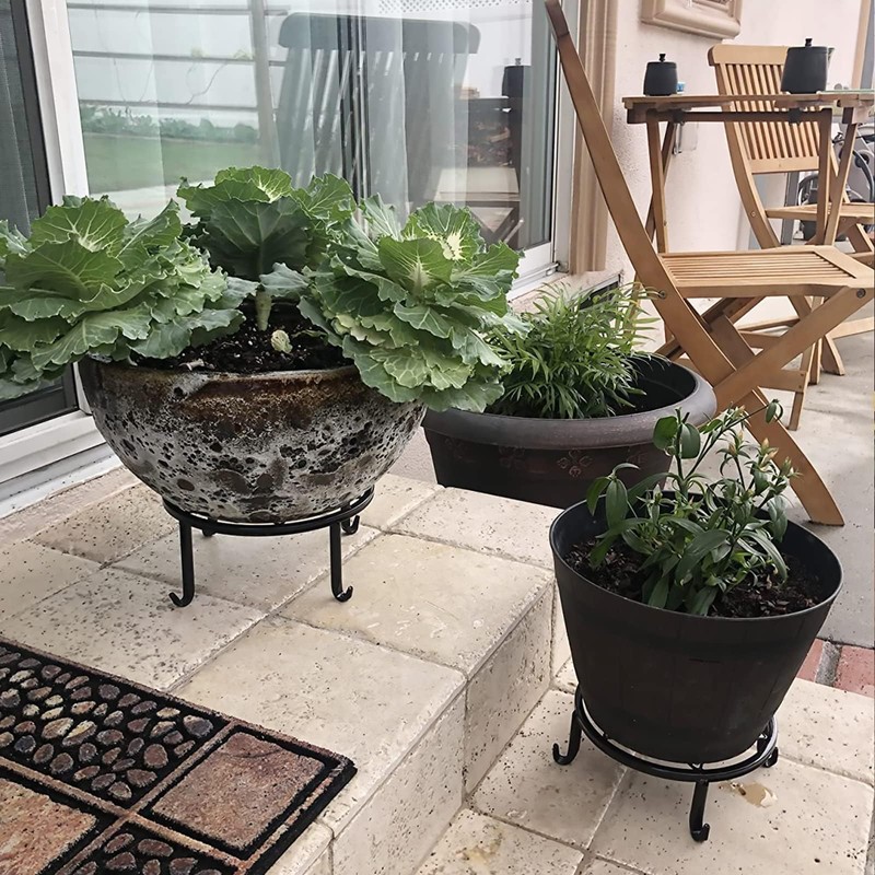 5 Pack Metal Plant Stands,Heavy Duty Potted Holder for Flower