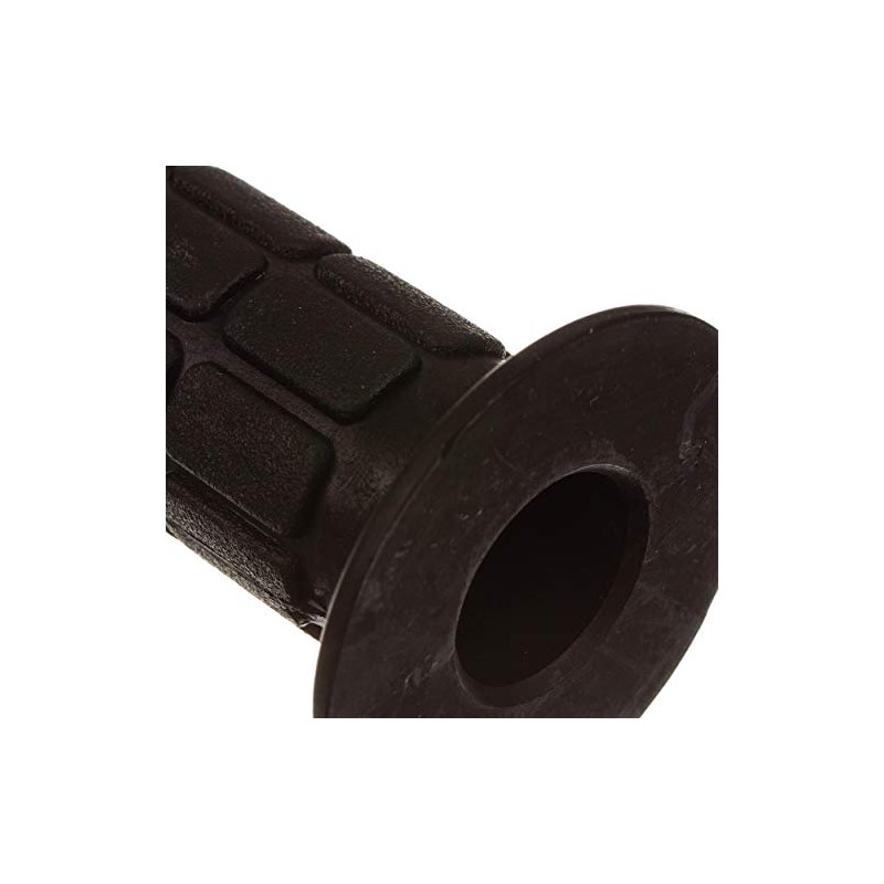 Handlebar rubber set, waffle pattern, firm grip rubber and twist