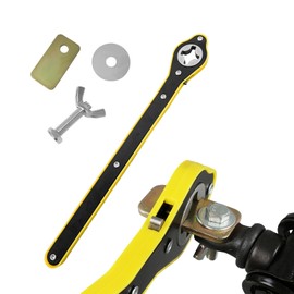 Suvnie Car Jack Ratchet Wrench, 360° Swivel Labor-Saving Scissor Jack Wrench, Jack Lift Speed Handle Tool with Forward and Reversal Knob, Universal Car Accessories