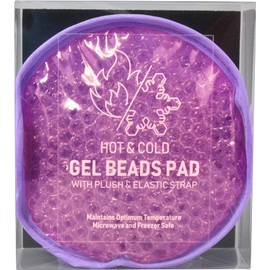 [Heat Stroke Prevention] [Cool and Temperature] [Gift] ★ Argent Aid ★ Hot & Cold Gel Bead Pads, Pack of 2, Purple