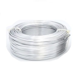HIGHROCK 10M Aluminum Craft Wire, 3mm Bendable Aluminum Wire for Crafting Wire Soft DIY Metal Craft Art Wire (Silver)