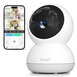 Indoor Camera, 3K HD Indoor Security Camera, 360° Pan/Tilt Pet Camera, 2-Way Audio, Siren, Night Vision, Baby/Pet Monitor with Phone App 2.4G and 5G WiFi, Compatible Alexa and Google Assistant