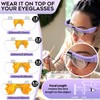 Dilzekui Magnifying Glass w/Light,1.5X-5X Magnifying Glasses Acrylic Lenses