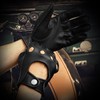 J.A.G. JAG Full Finger Leather Driving Gloves - Cowhide Motorcycle