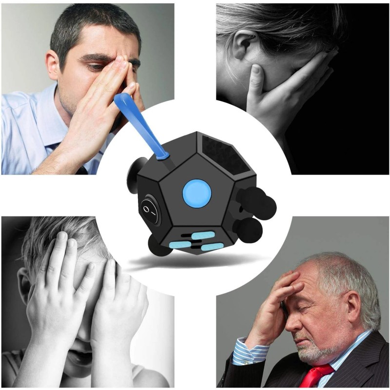 DoDoMagxanadu Fidget Dodecagon 12-Side Cube Stress Relief Toy for Kids