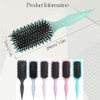 Cepillo Para Cabello Rizado, Definidor De Rizos Con Jabalí Y