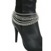 Unbranded Women Boot Bracelet Silver Metal Chain Shoe Comfortable Band