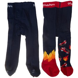 Playshoes Unisex Children's Tights, Fire brigade set of 2