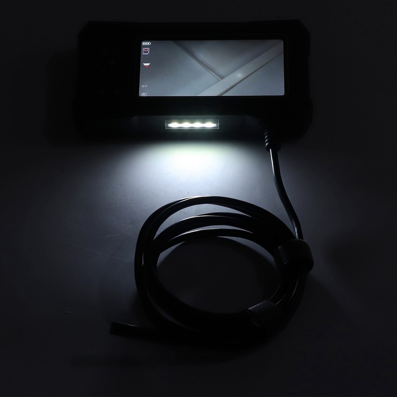 Dual Lens Industrial Endoscope ABS 1080P Digital Inspection Camera Waterproof