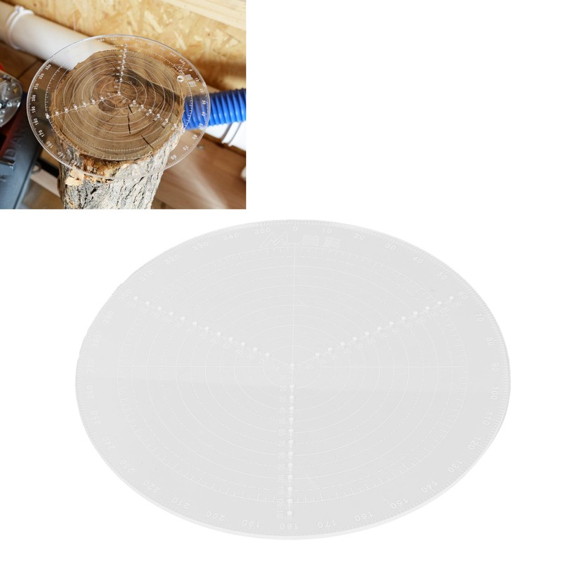Round Center Finder Compass Woodturning Tool Lathe Centering Drawing Maker