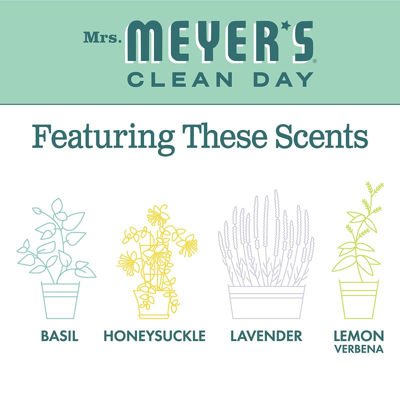 Mrs. MEYER'S CLEAN DAY Multi-Surface Everyday Cleaner Mint Scent, 16