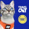Travel Cat Harness and Leash Set - Adjustable Soft Mesh
