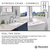Nantucket Sinks UM-15x12-W 15-Inch by 12-Inch Oval Ceramic Undermount Vanity